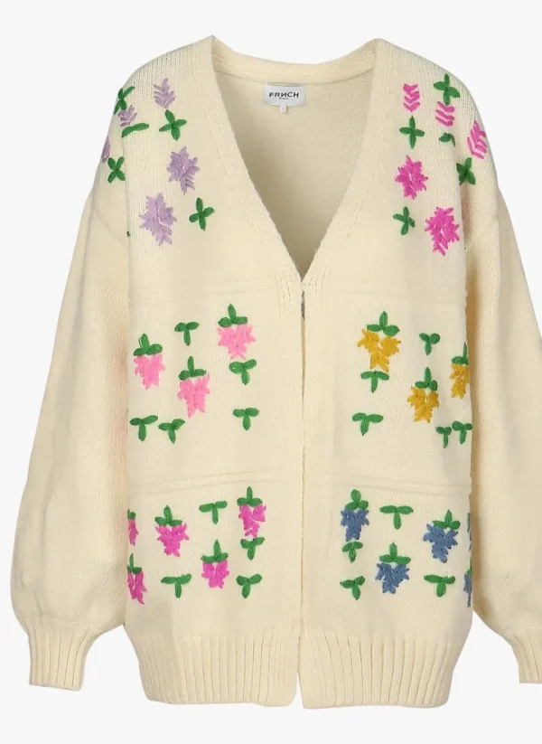 Frnch Jumpers & Cardigans<Cory Cardigan (Cream)