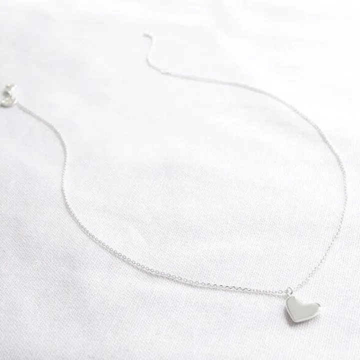 d_heart_necklace_silver_4.webp Lisa Angel Jewellery<3D Heart Necklace (Silver)