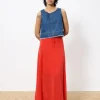 Frnch Camis & Vests<Dafne Denim Crop Top ( Jean)