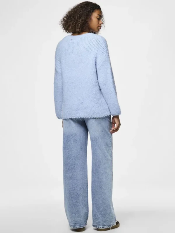 Pieces Jumpers & Cardigans<Dalaila Knitted Jumper (Cashmere Blue)