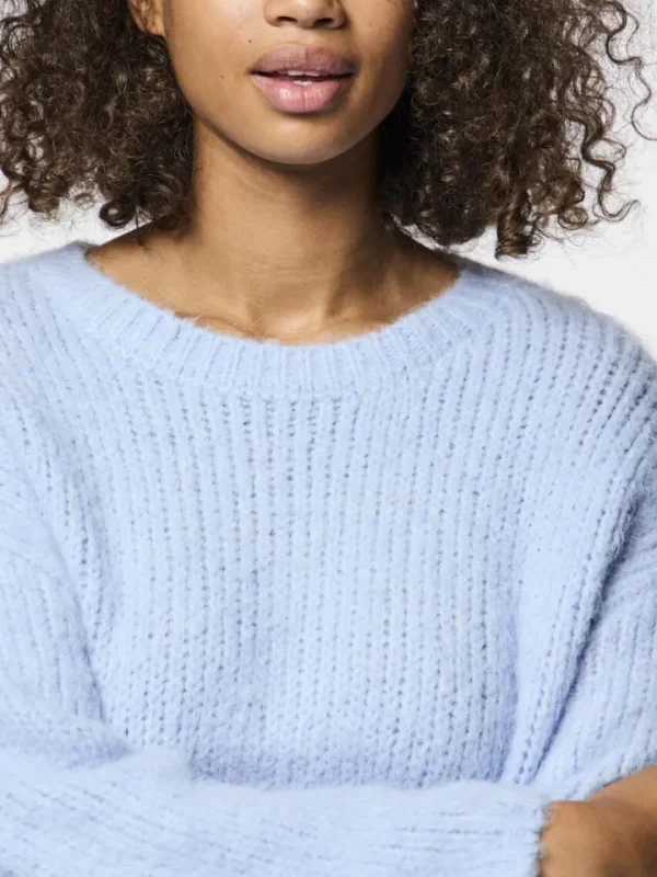 Pieces Jumpers & Cardigans<Dalaila Knitted Jumper (Cashmere Blue)