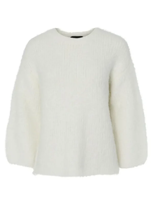 Pieces Jumpers & Cardigans<Dalaila Knitted Jumper (Cloud Dancer)