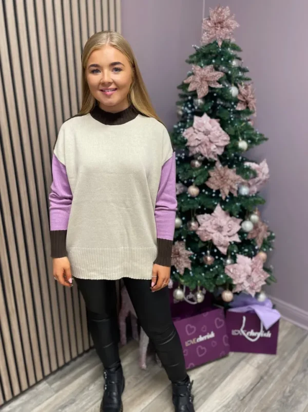 Ichi Jumpers & Cardigans<Dalyn Jumper (Coffee Bean)