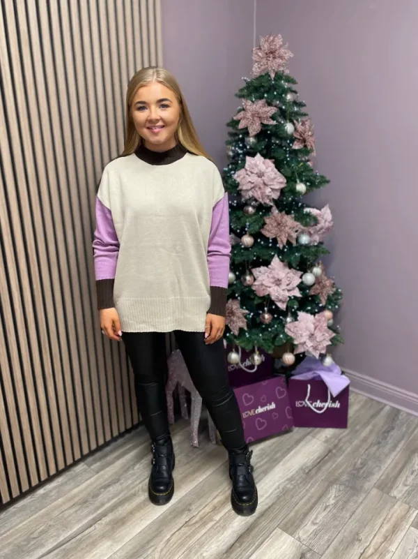 Ichi Jumpers & Cardigans<Dalyn Jumper (Coffee Bean)
