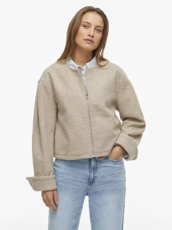 Vila Jackets | Coats<Dannie Jacket (Natural Melange)