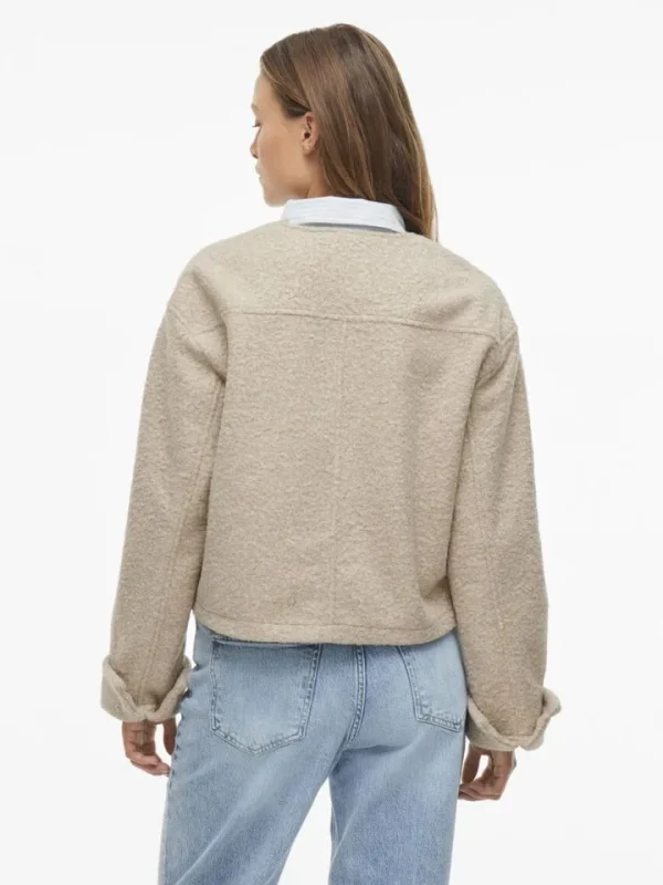 Vila Jackets | Coats<Dannie Jacket (Natural Melange)