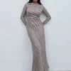 Pretty Lavish Occasionwear | Dresses<Delilah Asymmetric Jersey Maxi Dress (/Cream)