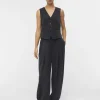 Object Pants<Dia High Waist Pants (Dark Grey Melange)
