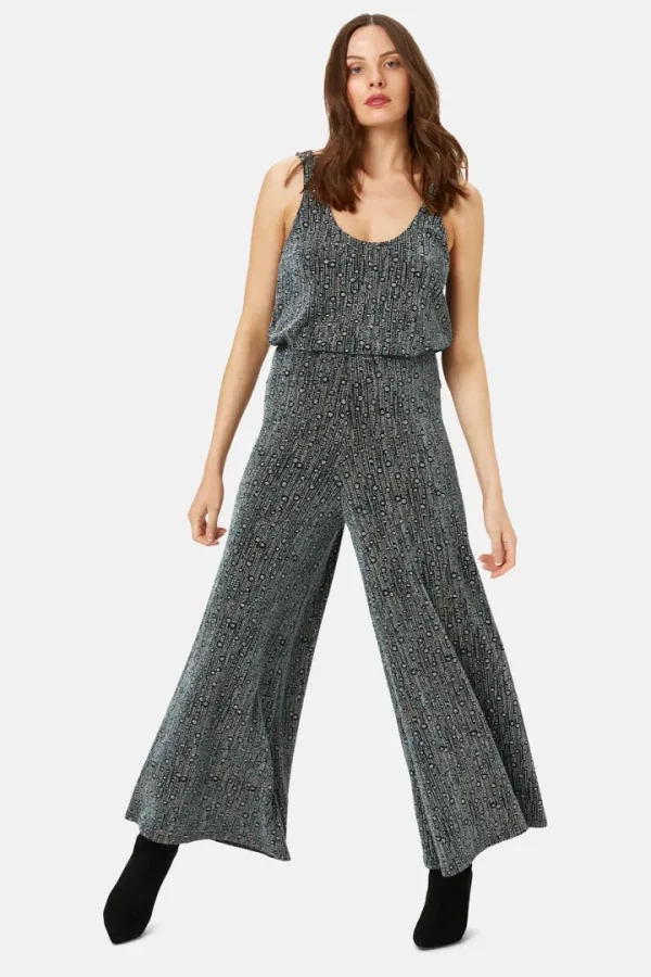 Traffic People Pants<DISCO PALAZZO TROUSERS (BLUE)