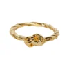Pieces Jewellery<DONNA TWISTED KNOT RING (GOLD)