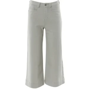Rant & Rave Jeans<Drew Wide Leg Crop Jeans (Putty)