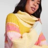 Pieces Jumpers & Cardigans<Eila Turtle Neck Knit (Double Cream)