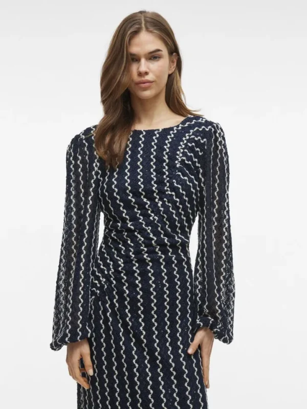 Vila Dresses<Elaine Midi Dress ( Blazer/Birch)