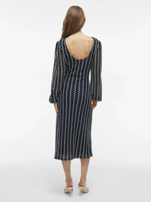 Vila Dresses<Elaine Midi Dress ( Blazer/Birch)