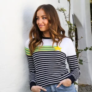 Rant & Rave Jumpers & Cardigans<Elaine Stripe Jumper