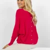 Kate & Pippa Jumpers & Cardigans<ELBA JUMPER (RASPBERRY)