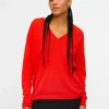 Object Jumpers & Cardigans<ELEANA V-NECK JUMPER (CHERRY TOMATO)