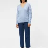 Object Jumpers & Cardigans<Eleana V-Neck Jumper (Serenity MELANGE)