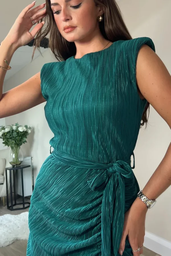 Girl in Mind Occasionwear | Dresses<Elena Ruched Seamed Midi Dress