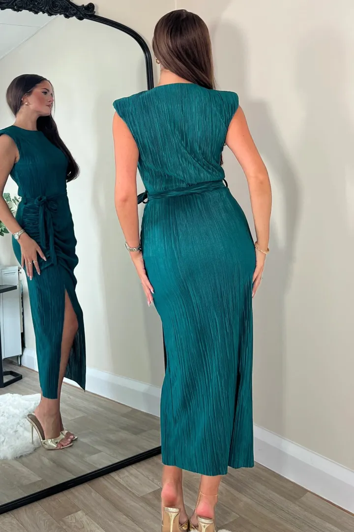 elena_ruched_seamed_midi__3-2.webp Girl in Mind Occasionwear | Dresses<Elena Ruched Seamed Midi Dress
