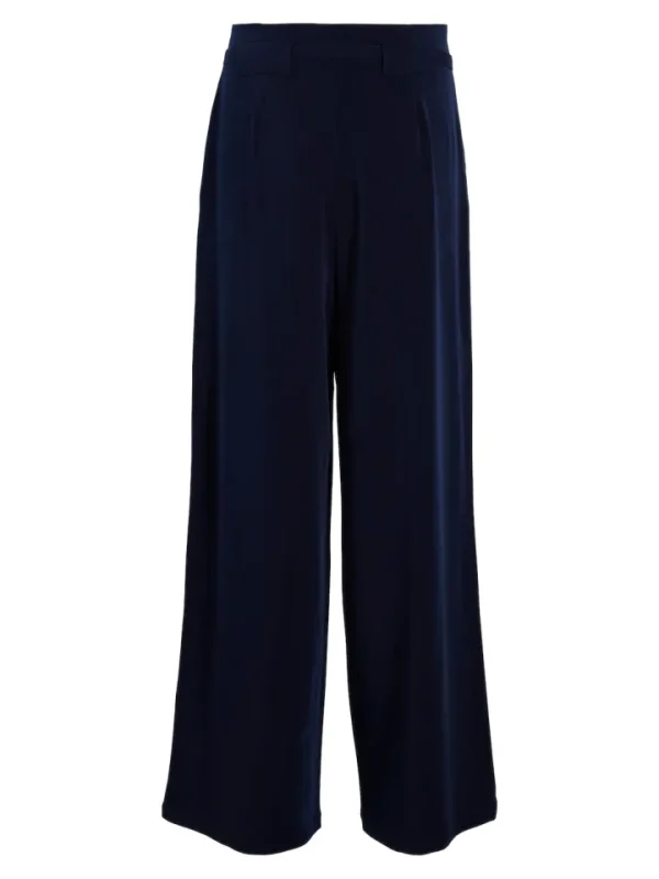 Vila Pants<ELIN WIDE LEG PANTS (NAVY)