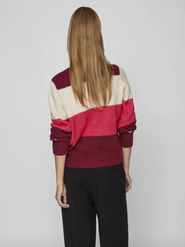 Vila Jumpers & Cardigans<Ellie Jumper (Beef Red)