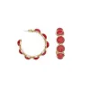 Frnch Jewellery<ELLINA EARRINGS (CORAL)