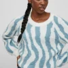 Vila Jumpers & Cardigans<Ello Knit Top (White Alyssum /tourmaline)
