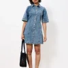 Frnch Dresses<Ellyne Denim Dress