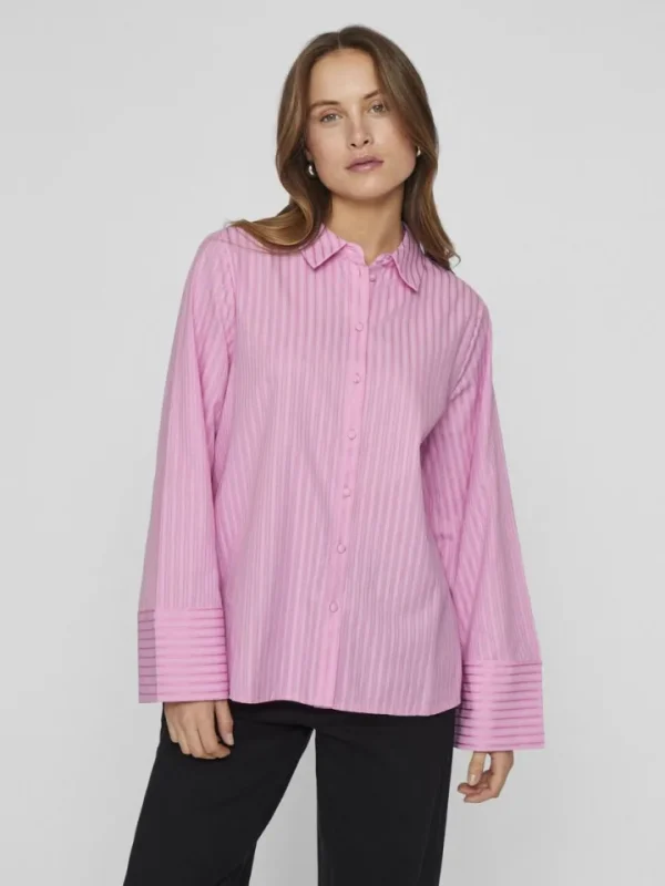 Vila Shirts & Blouses<Elma Striped Shirt (Bonbon)
