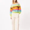 Frnch Jumpers & Cardigans<EMMY STRIPE JUMPER (MULTICOLOUR)