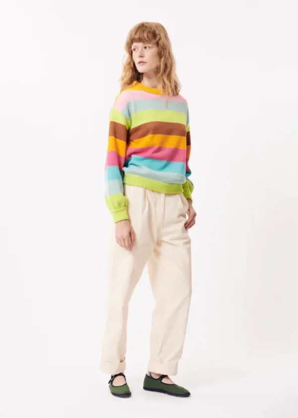 Frnch Jumpers & Cardigans<EMMY STRIPE JUMPER (MULTICOLOUR)