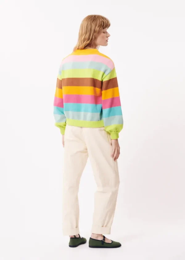 Frnch Jumpers & Cardigans<EMMY STRIPE JUMPER (MULTICOLOUR)