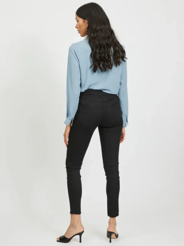 Vila Jeans<Erin Skinny Jeans (Black)