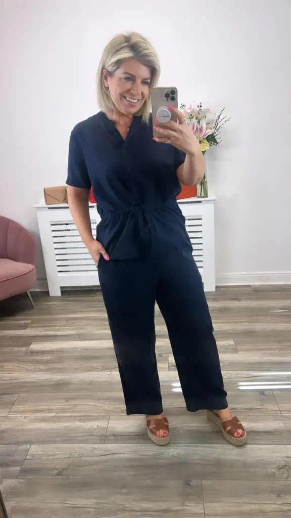 Ichi Pants<Erinne Trouser (Total Eclipse)