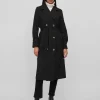Vila Coats<Ersin Long Trench Coat (Black)
