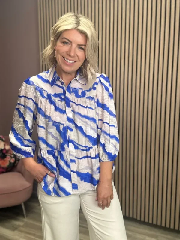 Vila Shirts & Blouses<ESA 3/4 SLEEVE SHIRT (GREY VIOLET)