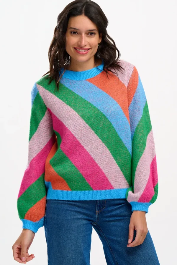 Sugarhill Jumpers & Cardigans<Essie Jumper (Multi, Diagonal Stripe)