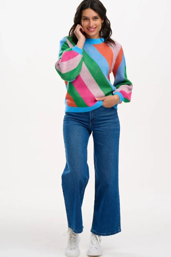 Sugarhill Jumpers & Cardigans<Essie Jumper (Multi, Diagonal Stripe)