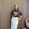 Vila T-Shirts<Etana Printed T-Shirt (Black Beauty)