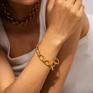 Folie A Trois Jewellery<Eternal Embrace Bracelet (Gold)
