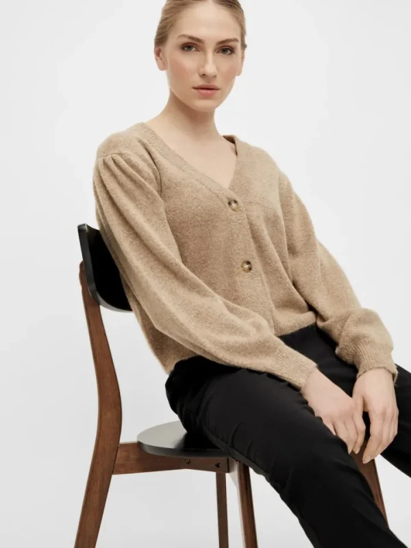 Object Jumpers & Cardigans<Everly Short Cardigan (Incense/Melange)