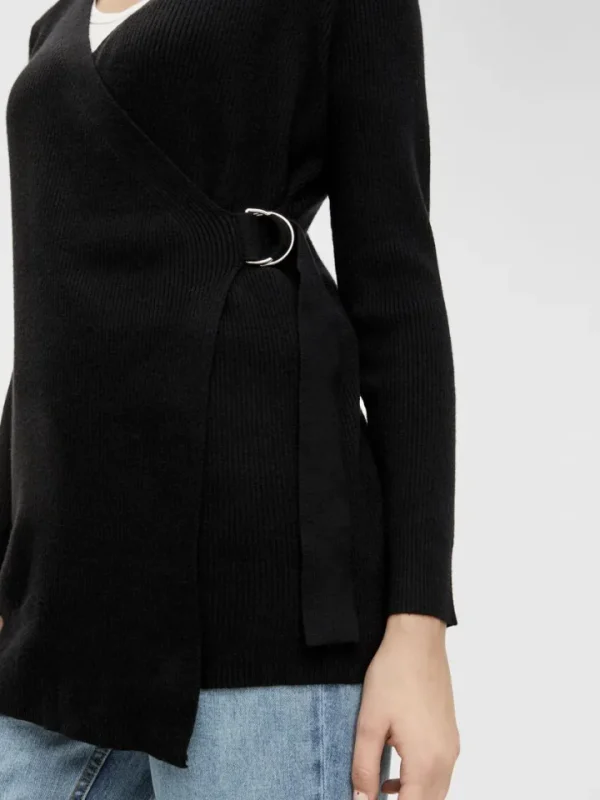 Object Jumpers & Cardigans<Fae Knit Cardigan (Black)