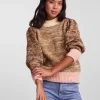 Pieces Jumpers & Cardigans<Felisia High Neck Jumper (Dijon)