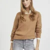 Vila Jumpers & Cardigans<Floria Knitted Jumper (Tigers Eye)