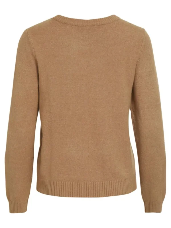 Vila Jumpers & Cardigans<Floria Knitted Jumper (Tigers Eye)