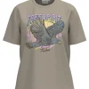 Vila T-Shirts<FREE SPIRIT T-SHIRT (OATMEAL/ GREY)