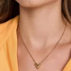 Folie A Trois Jewellery<French Scene Necklace (Gold)