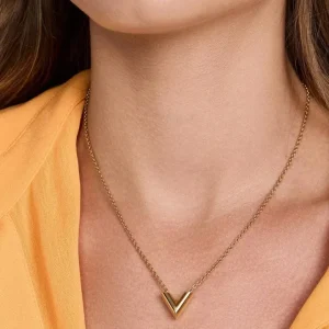 Folie A Trois Jewellery<French Scene Necklace (Gold)