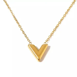 Folie A Trois Jewellery<French Scene Necklace (Gold)